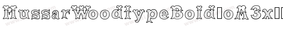 HussarWoodtypeBold-oA3x字体转换
