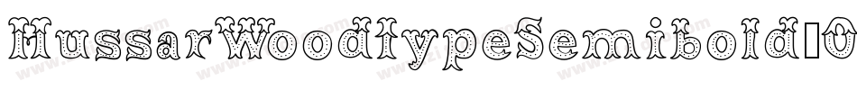 HussarWoodtypeSemibold-0qGd字体转换