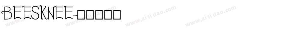 BEESKNEE字体转换