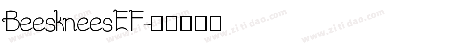 BeeskneesEF字体转换