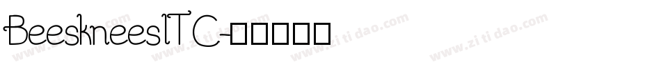 BeeskneesITC字体转换