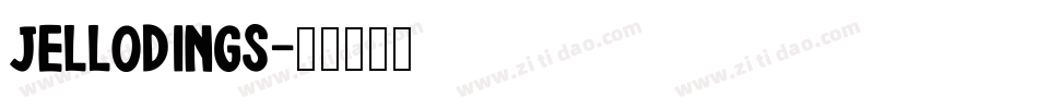 Jellodings字体转换