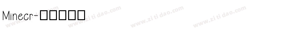 Minecr字体转换