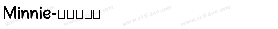 Minnie字体转换