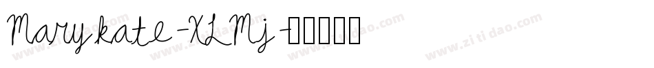 Marykate-XLMj字体转换