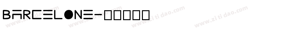 Barcelone字体转换