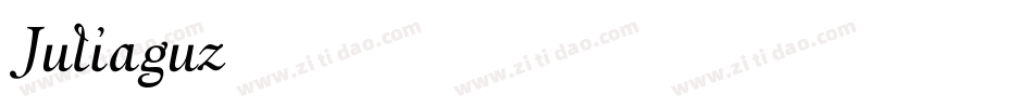 Juliaguz字体转换