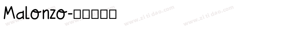 Malonzo字体转换