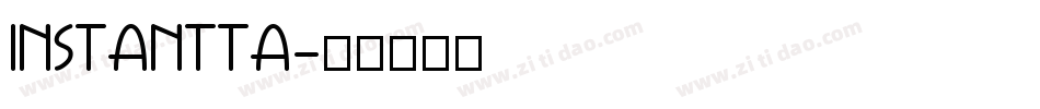 INSTANTTA字体转换