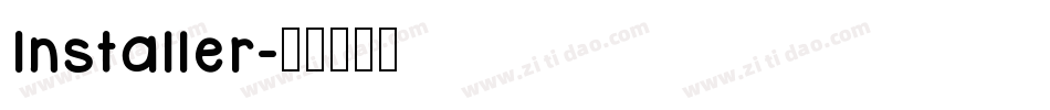 Installer字体转换