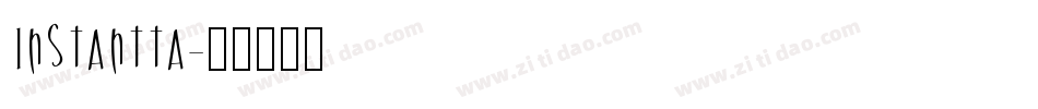 INSTANTTA字体转换