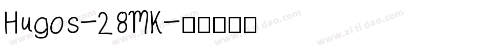 Hugos-28MK字体转换