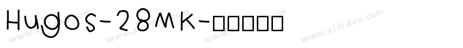 Hugos-28MK字体转换