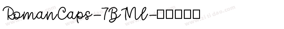 RomanCaps-7BMl字体转换