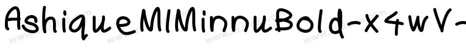 AshiqueMlMinnuBold-x4wV字体转换