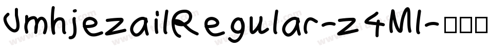 JmhjezailRegular-z4Ml字体转换