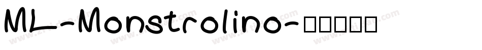 ML-Monstrolino字体转换