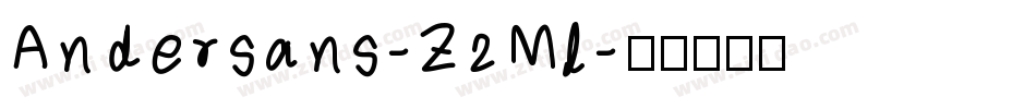 Andersans-Z2Ml字体转换