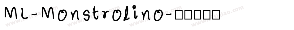 ML-Monstrolino字体转换
