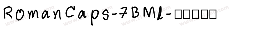 RomanCaps-7BMl字体转换