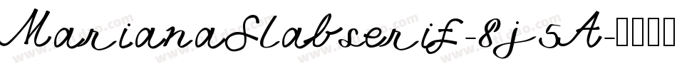MarianaSlabserif-8j5A字体转换