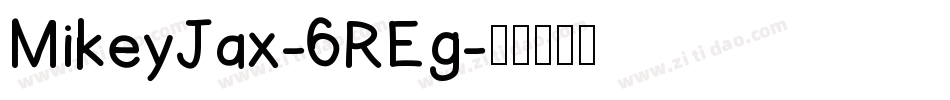 MikeyJax-6REg字体转换