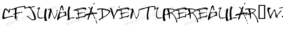 CfJungleAdventureRegular-wjnw字体转换