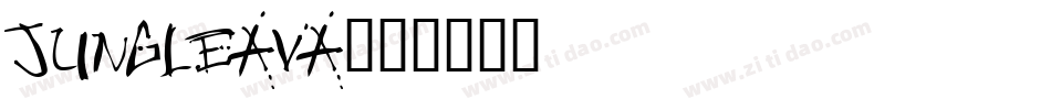 JUNGLEAVA字体转换