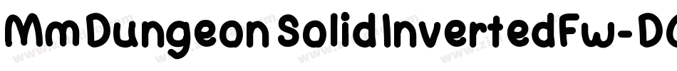 MmDungeonSolidInvertedFw-DGG3字体转换