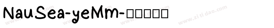 NauSea-yeMm字体转换