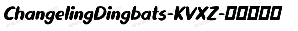 ChangelingDingbats-KVXZ字体转换
