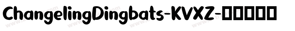 ChangelingDingbats-KVXZ字体转换