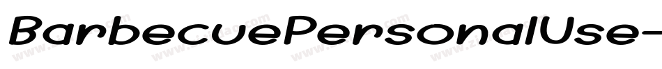 BarbecuePersonalUse-7DlK字体转换