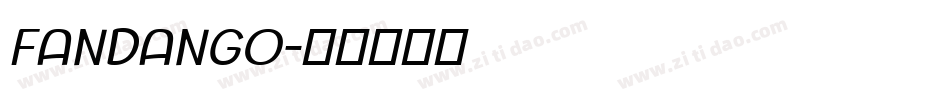 FANDANGO字体转换