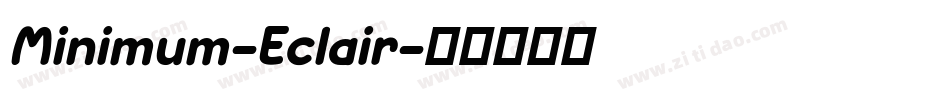 Minimum-Eclair字体转换