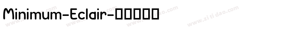 Minimum-Eclair字体转换