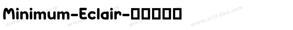 Minimum-Eclair字体转换