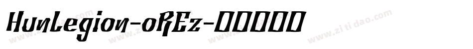 HunLegion-oREz字体转换