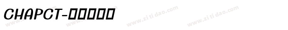 CHAPCT字体转换
