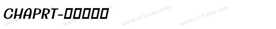 CHAPRT字体转换