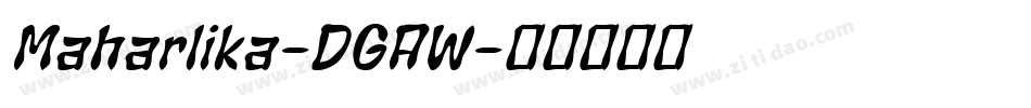 Maharlika-DGAW字体转换