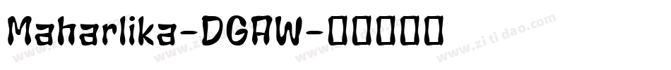 Maharlika-DGAW字体转换