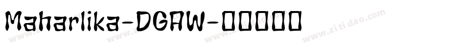 Maharlika-DGAW字体转换