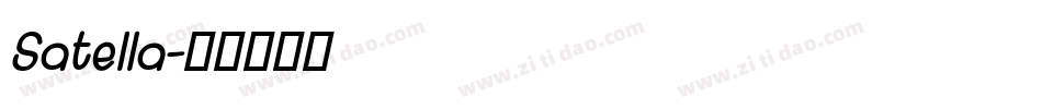 Satella字体转换