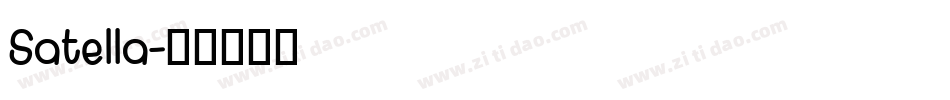 Satella字体转换