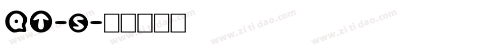 QT-s字体转换