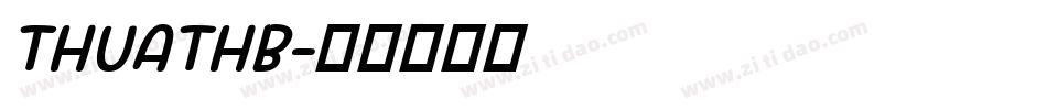 THUATHB字体转换