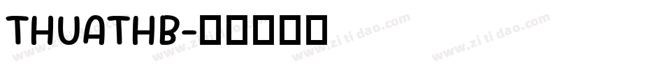 THUATHB字体转换