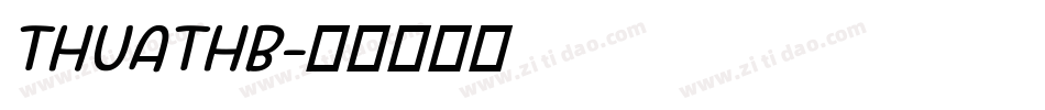 THUATHB字体转换