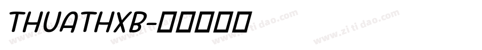 THUATHXB字体转换